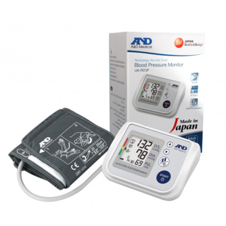 AND UA-767JP kraujospūdžio matuoklis – AC adapter & AFib